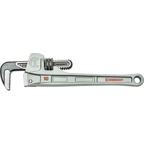 Cl&eacute; pour tuyau &agrave; m&acirc;choires &eacute;troite, Cap des m&acirc;choires 1-9/10", Longueur 10", Fini Rev&ecirc;tement en poudre, Prise Aucune Cam Industrial