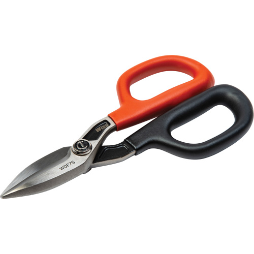 Cisaille de ferblantier droite, Longueur de coupe de 1-31/50", Coupe Droit Cam Industrial