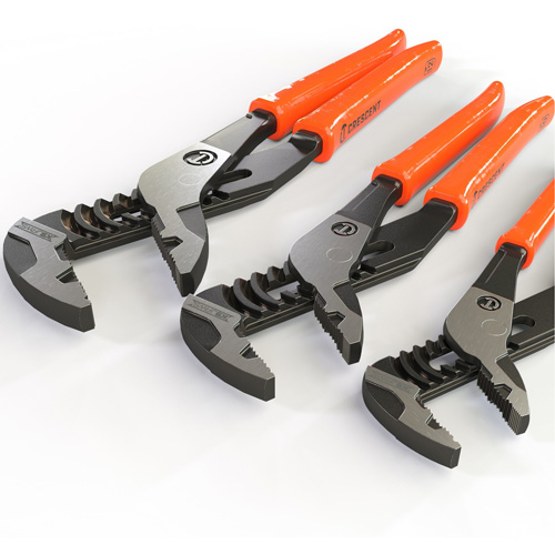 Z2 K9 Straight Jaw Dipped Handle Tongue & Groove Plier Set, 3 Pieces Cam Industrial