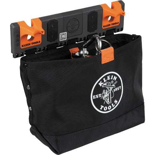 Bucket Work CentreS-Hook Hardware Pouch Module, Nylon, 1 Pockets, Black/Orange Cam Industrial