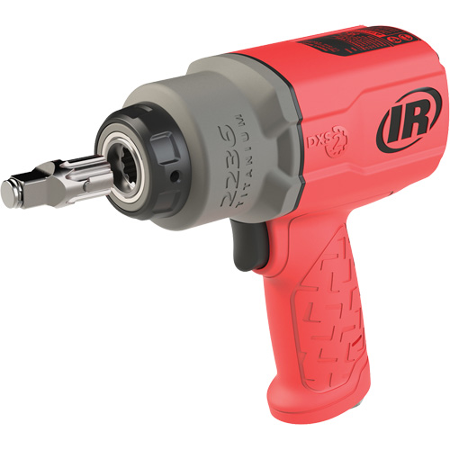 Red Air Impact Wrench, 1/2" Drive, 1/4" NPT Air Inlet, 7500 No Load RPM Cam Industrial