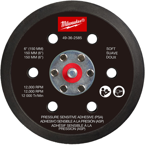 Soft Pressure Sensitive Adhesive Sander Backing Pad Cam Industrial