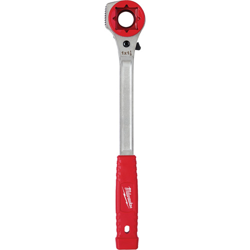 Lineman's High-Leverage Ratcheting Wrench with Milled Strike Face, 3/4"/1"/1-1/8" Drive, Ergonomic Handle Cam Industrial