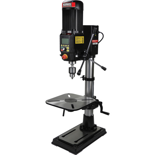 Benchtop DVR Drill Press, 16", 5/8" Chuck, 3000 RPM Cam Industrial