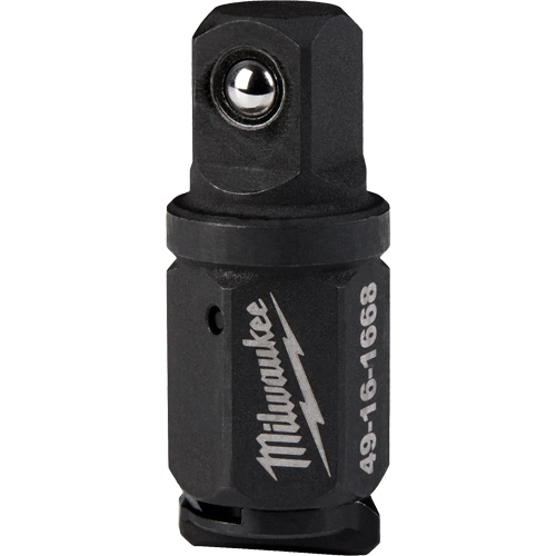Adaptateur d'enclume pour cl&eacute; &agrave; rochet polygonale INSIDER, Prise 3/8", Douille 3/8", 0,63" lo, Sph&eacute;rique Cam Industrial