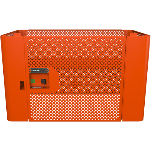RAILWORKS Mesh Security Panel Single Door Lockable Storage Cam Industrial