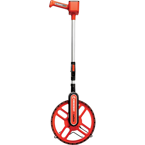 Measuring Wheel, 12"/30 cm, 9999' Range, Inches/Feet Cam Industrial