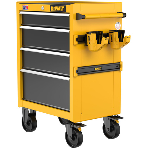 Heavy-Duty Rolling Tool Chest, 4 Drawers, 26" W x Yellow Cam Industrial