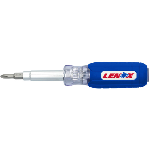 6-in-1 Multi-Bit Screwdriver, Textured Handle Cam Industrial