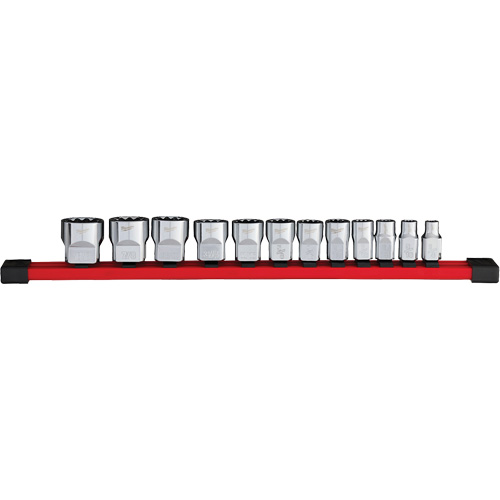 12-Point SAE Socket Set, 12 Pcs, 3/8" Drive Size Cam Industrial