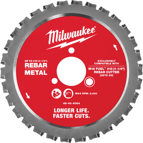 #10 (1-1/4”) Rebar Cutting Blade, 1-1/4" Cam Industrial