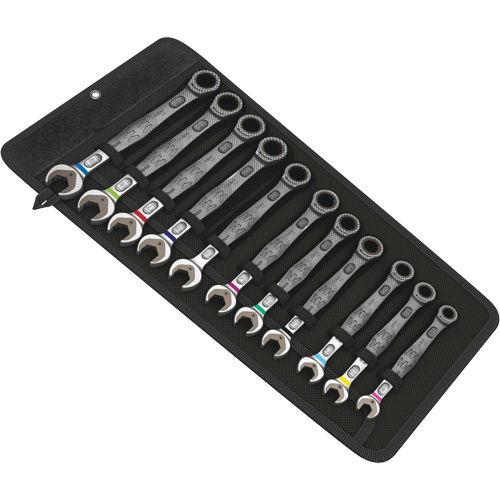 6000 Joker Ratcheting Combination Wrench Set, Combination, 11 Pieces, Metric Cam Industrial