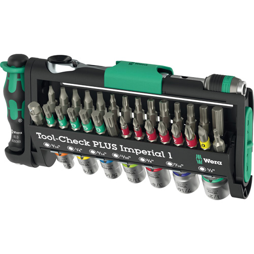 Tool-Check PLUS Imperial 1 Tool Set, 39 Pcs, 1/4" Drive Size Cam Industrial