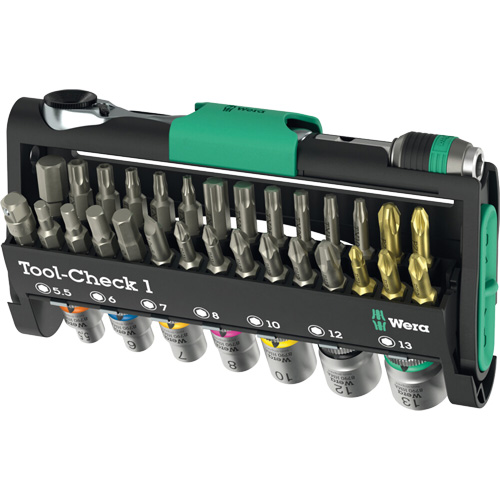 Tool-Check 1 Tool Kit, 38 Pcs, 1/4" Drive Size Cam Industrial