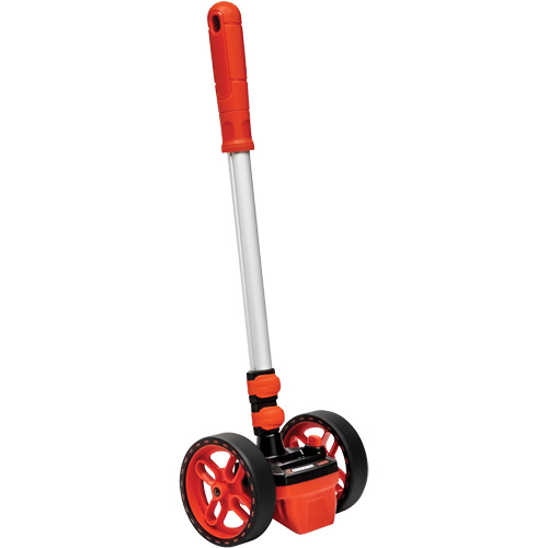 Roue de mesure &agrave; deux roues SAE , 4"/10,16 cm, Gamme de 9999', Pouces/pieds Cam Industrial