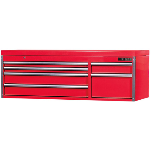 PMC5606 Pro Series Mechanics Chest, 55-1/2" W, 6 Drawers, Red Cam Industrial