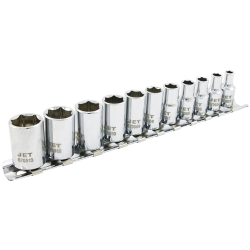 Jeu de douilles m&eacute;triques &agrave; 6 pans SS1411M-6, 11 Mcx, Prise de 1/4" Cam Industrial