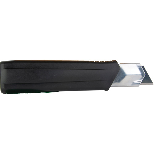 Couteau r&eacute;tractable de 25 mm, Acier inoxydable, Robuste, Prise en Caoutchouc Cam Industrial