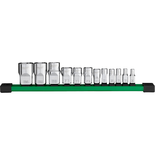 Jeu de douilles, Torx, Prise 1/4"/1/2"/3/8", 12 mr Cam Industrial