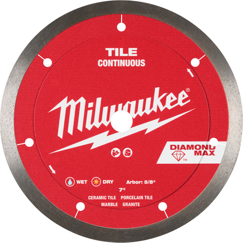 Lame diamant&eacute;e continue pour tuile DIAMOND MAX Cam Industrial