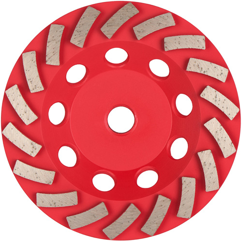 Meule boisseau diamant&eacute;e &agrave; 18 segments Turbo DIAMOND MAX Cam Industrial