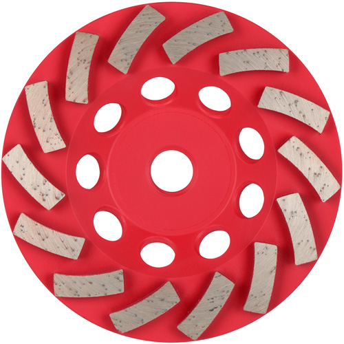 Meule boisseau diamant&eacute;e &agrave; 14 segments Turbo DIAMOND MAX Cam Industrial