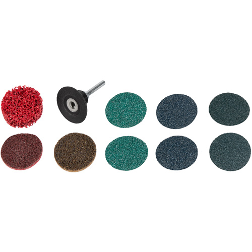 10-Piece 2" Quick Change Disc Kit Cam Industrial