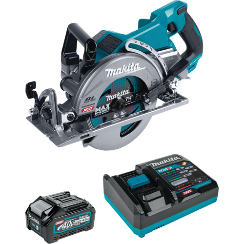 Scie circulaire sans balais 40Vmax XGT avec ensemble de batterie 4.0Ah, 7-1/4", 40 V Cam Industrial