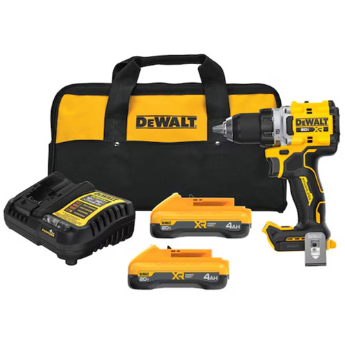 MAX* XR&reg; Brushless Cordless Drill/Driver Kit, Lithium-Ion, 20 V, 1/2" Chuck Cam Industrial