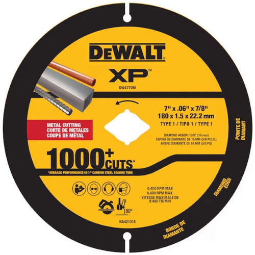 XP Metal Diamond Blade for Angle Grinders & Circular Saws Cam Industrial