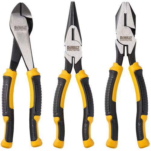 Laser Hardened Pliers Set, 3 Pieces Cam Industrial