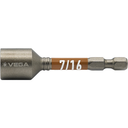 Tourne-&eacute;crou Impactech, Embout 7/16", Prise 1/4", 2-9/16" lo, Magn&eacute;tique Cam Industrial