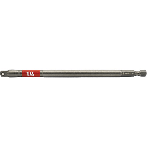Impactech&reg; Impact Socket Adapter, 1/4" Drive Size, 1/4" Male Size, 6" L Cam Industrial