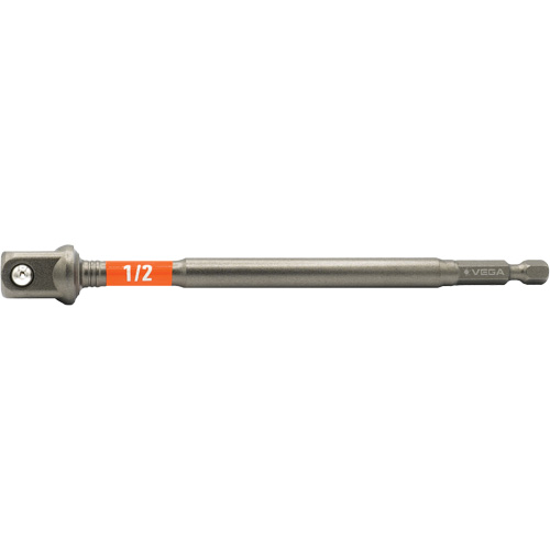 Impactech&reg; Impact Socket Adapter, 1/4" Drive Size, 1/2" Male Size, 6" L Cam Industrial