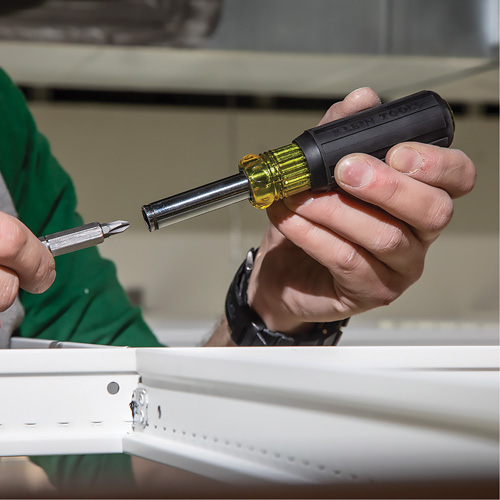 11-in-1 Magnetic Screwdriver / Nut Driver, Cushion Grip Handle Cam Industrial