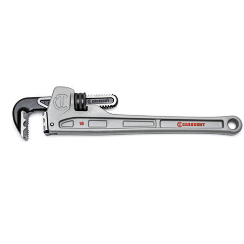 K9 Jaw Pipe Wrench, 2-7/8" Jaw Capacity, 18" Long, Powder Coated Finish, Ergonomic Handle Cam Industrial