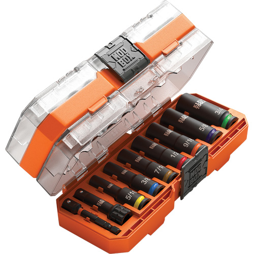Jeu de douilles KNECT, 9 Mcx, Chocs, Prise de 3/8", Profond Cam Industrial
