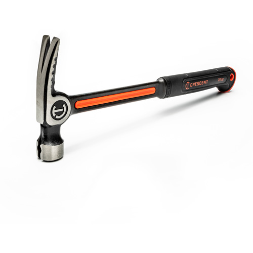 Smooth-Face Framing Hammer, 22 oz., Solid Steel Handle, 16" L Cam Industrial