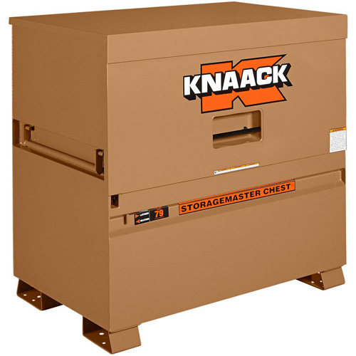 Model 79 Piano Box with 2 Padlocks, 48" W x 30" D x 49" H, Tan Cam Industrial