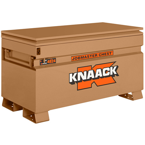 Model 4824 Jobsite Chest with Padlock, 48" x 24" x 28-1/2", Steel, Tan Cam Industrial