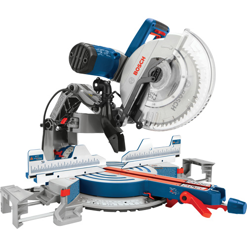 Dual-Bevel Glide Miter Saw, 12", 15 A, 120 V Cam Industrial