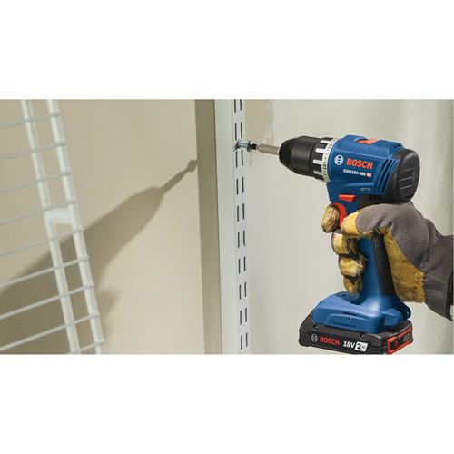 Trousse perceuse-visseuse compacte sans balais, Lithium-ion, 18 V, Mandrin 1/2", Couple 400 lb-po Cam Industrial
