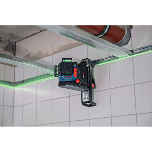 Laser dalignement/nivellement 360 connect&eacute; &agrave; faisceau vert &agrave; trois points Cam Industrial