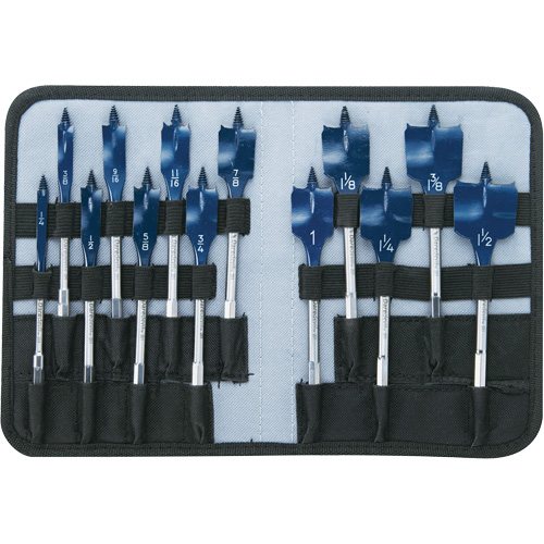 Daredevil&reg; Spade Bit Set, 13 Pieces Cam Industrial