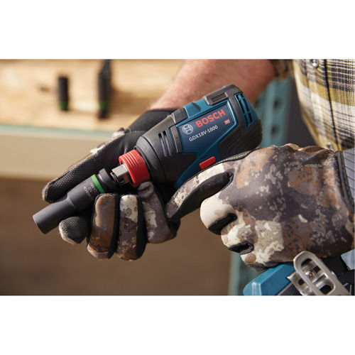 Two-In-One Bit/Socket Impact Driver/Wrench Kit, 1/2", 1800 in-lbs. Max. Torque, 18 V, Lithium-Ion Cam Industrial
