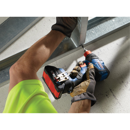 Two-In-One Bit/Socket Impact Driver/Wrench Kit, 1/2", 1800 in-lbs. Max. Torque, 18 V, Lithium-Ion Cam Industrial