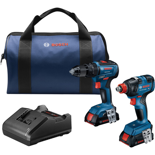 2-Tool Combo Kit, Lithium-Ion, 18 V Cam Industrial