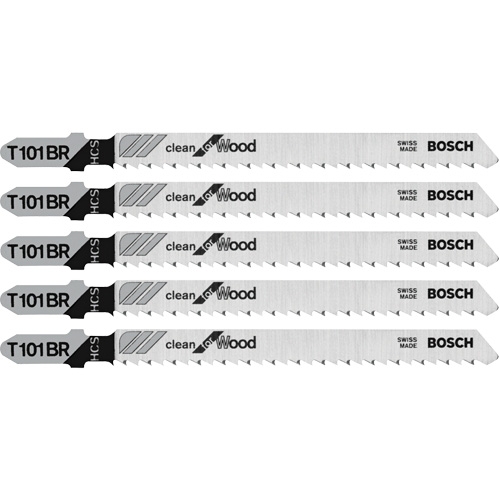 Basic Wood Jigsaw Blade, T-Shank, 4" L, 10 TPI Cam Industrial