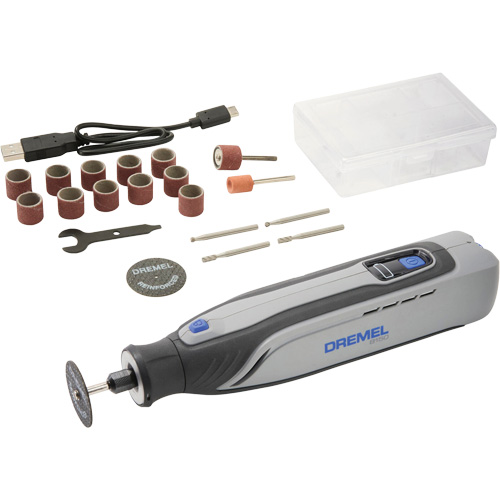 Brushless USB-C Rechargeable Rotary Tool with LED Work Light Cam Industrial