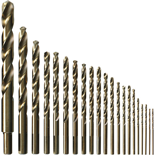 Jeu de forets, 21 morceaux, Cobalt Cam Industrial